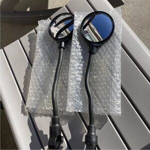 Bicycle Cycling Rear View Mirror Handlebar Flexible Safety Rearview 2ps